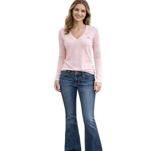 Big Star Womens Casey Jeans 34x32 Measured Blue Denim Bootcut Low Rise